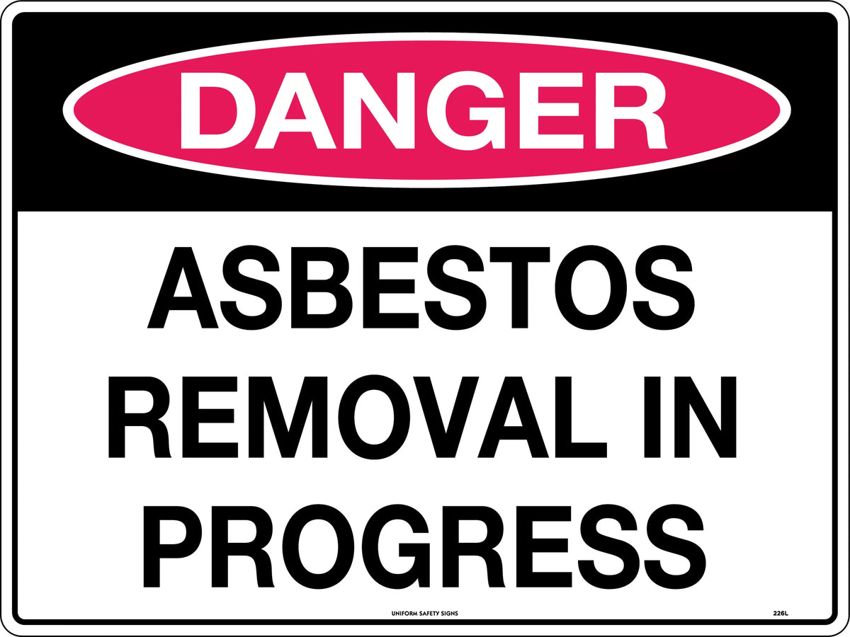 Danger Asbestos Removal in Progress