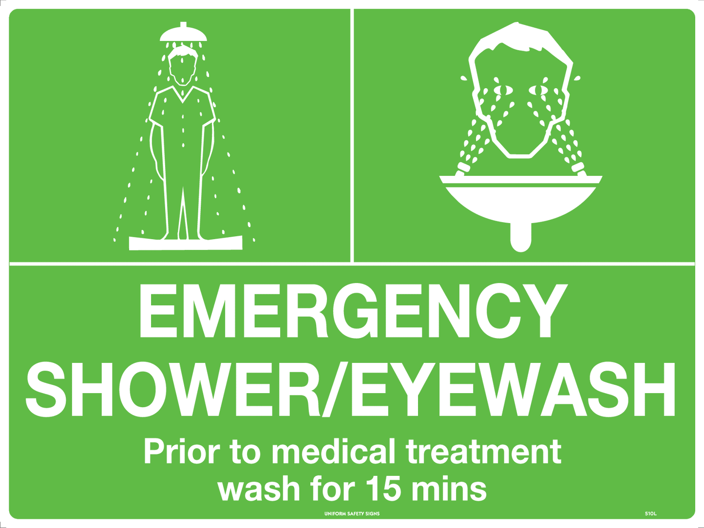 Emergency Shower/ Eyewash (600 x 450mm)