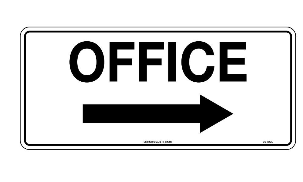 Office Sign (with Right Arrow)