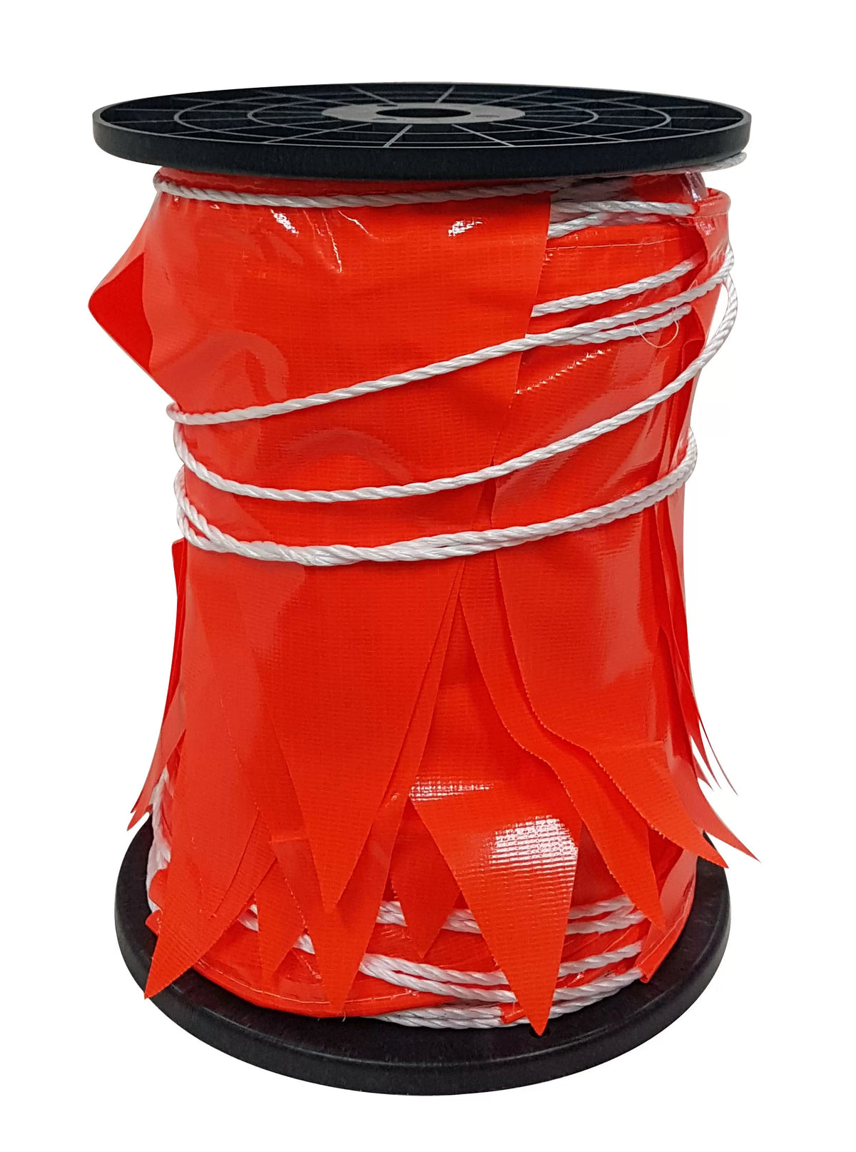 Fluro Orange Bunting Flags (100mtr Jumbo Roll)