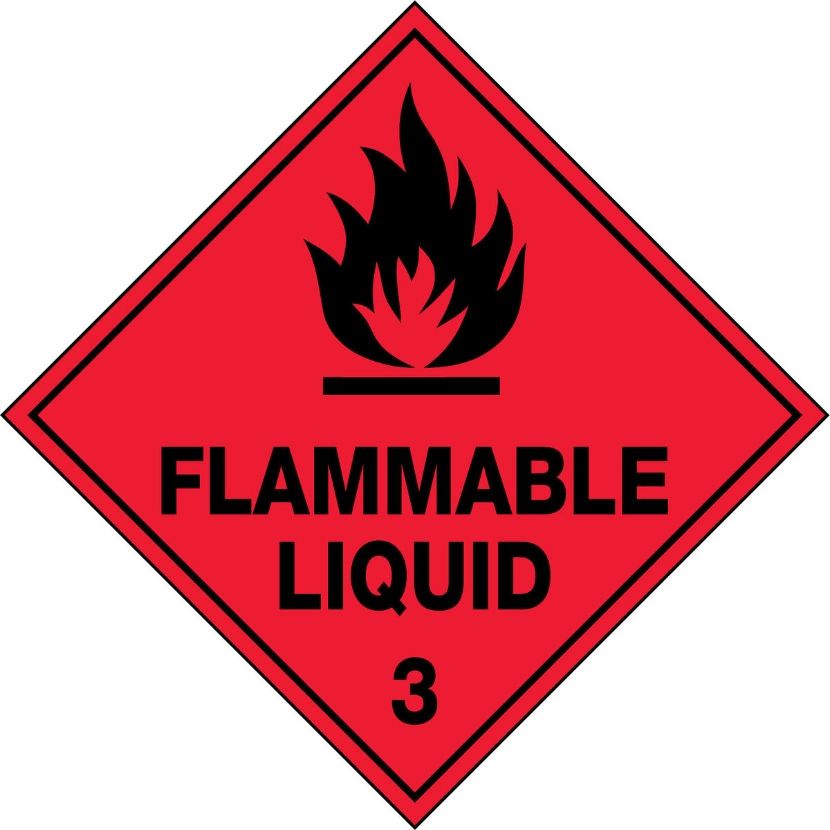 DG (Flammable Liquid) Transport Stickers