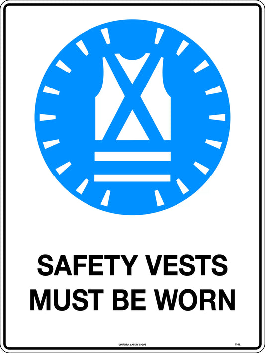 Safety Vests Must Be Worn