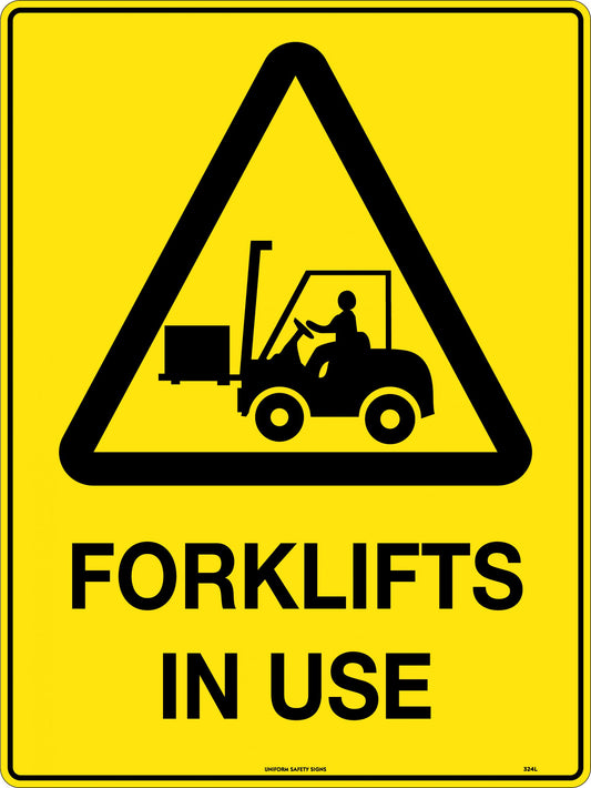 Caution Forklifts In Use