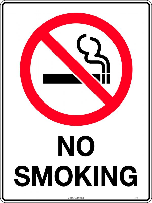 No Smoking [With Prohibition Picto] (300x225mm)