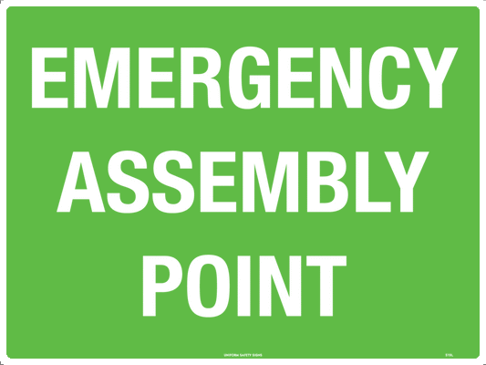 Emergency Assembly Point (600x450mm)