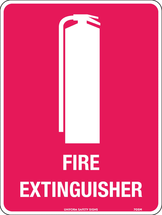 Fire Extinguisher Sign (with pictogram)