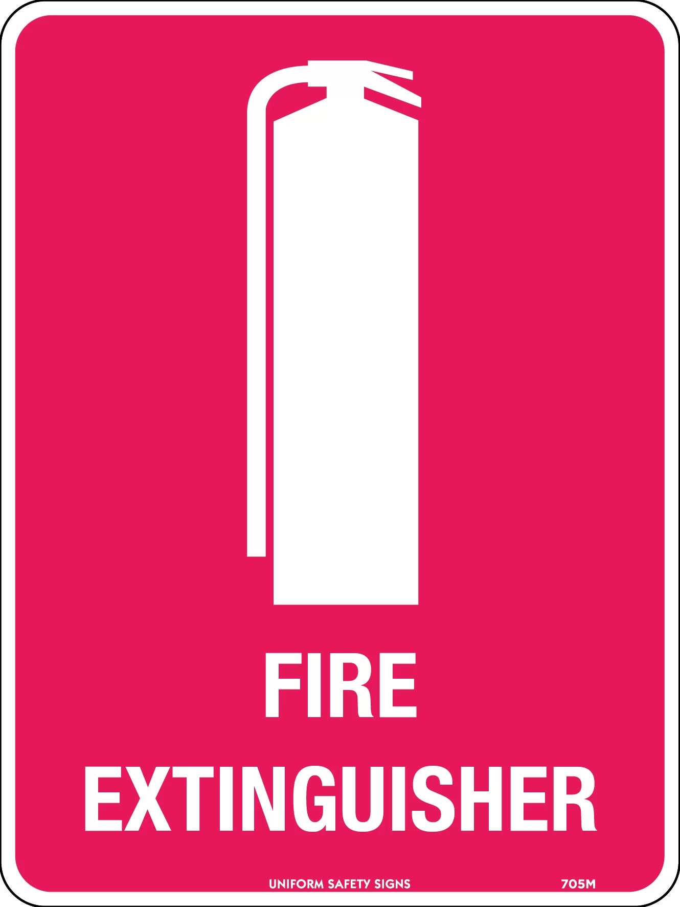Off Wall - Fire Extinguisher (with pictogram)