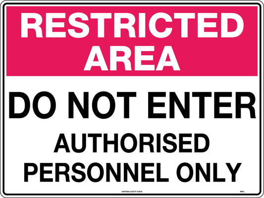 Restricted Area Do Not Enter