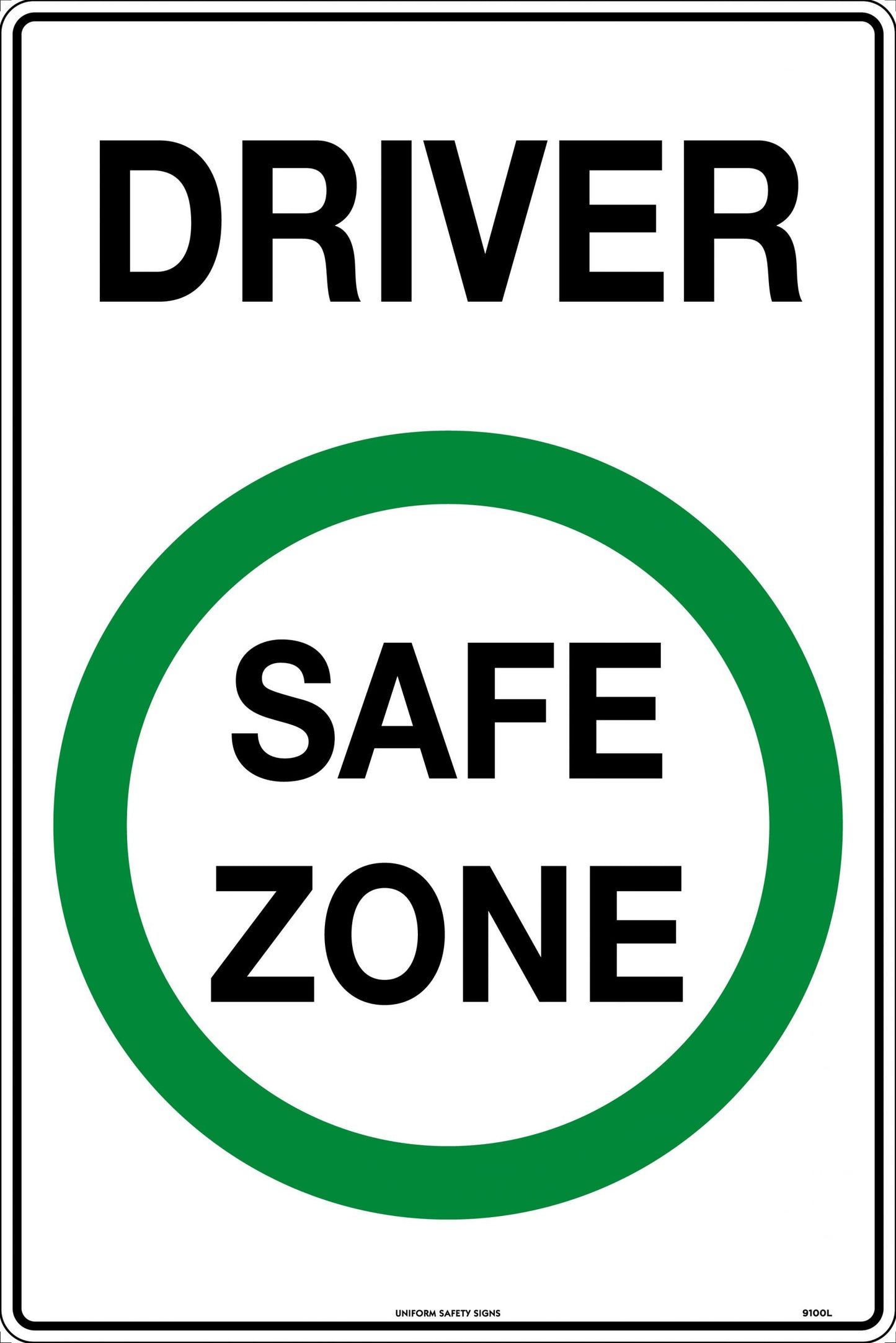 Driver Safety Zone  [With Green Block]