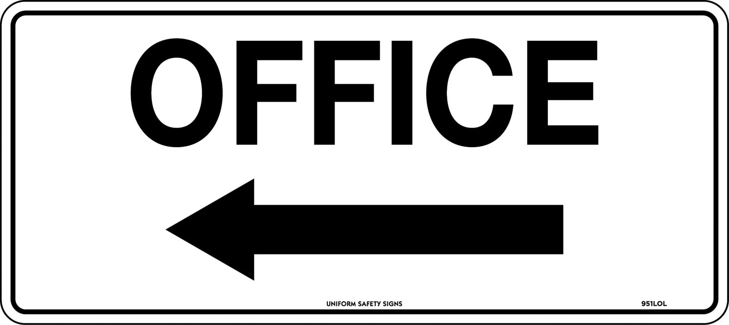 Office Sign (with Left arrow)