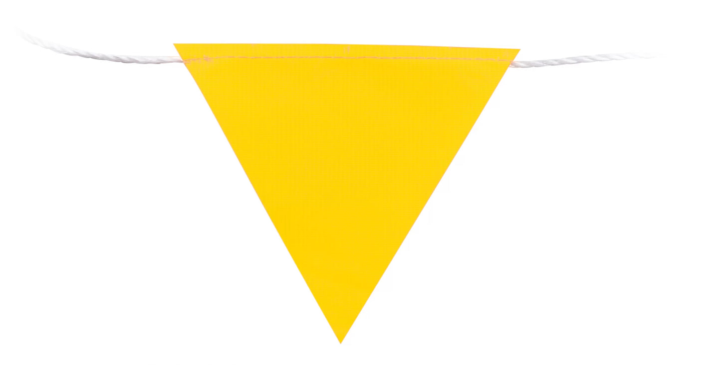 Yellow Bunting Flags (30mtr Roll)