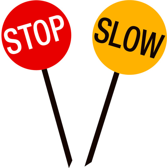 Stop/Slow Baton (Class 1 Reflective)