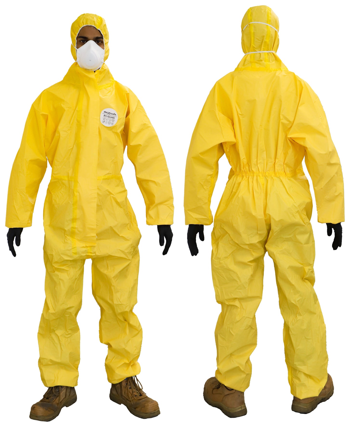 Bioguard Type 3/4/5/6 Coverall - Yellow