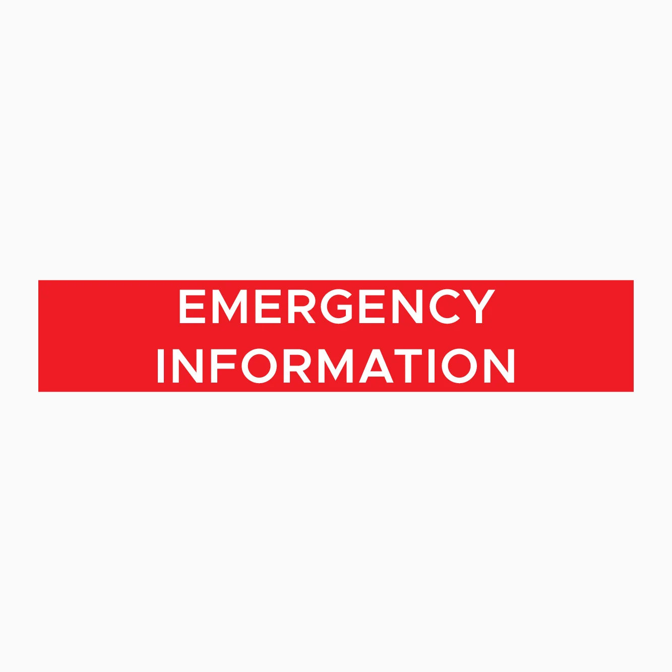 Emergency Information