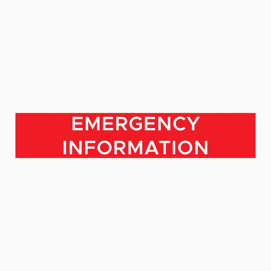 Emergency Information