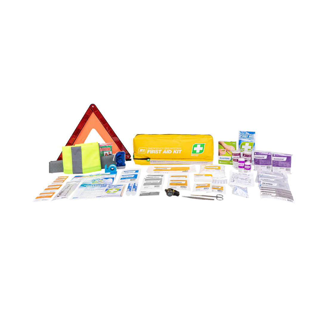 Vehicle Emergency Breakdown First Aid Kit, Soft Pack