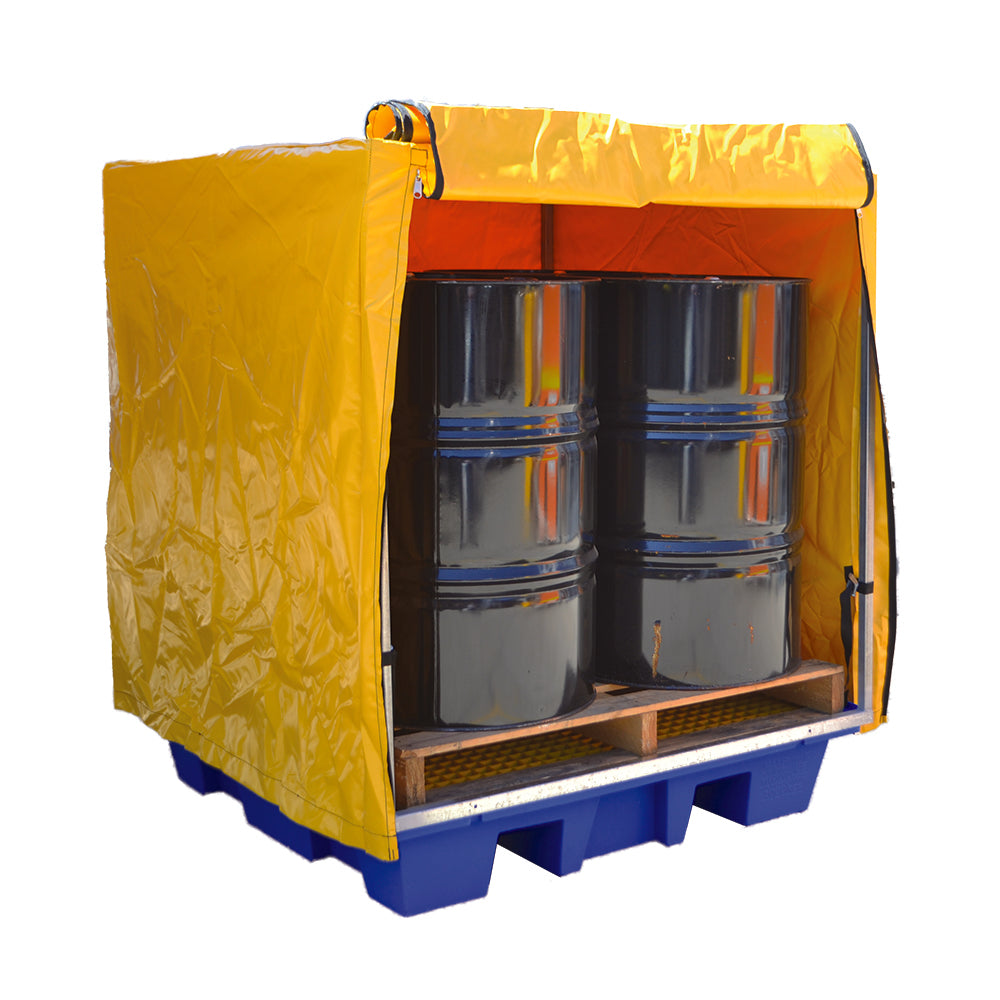 PVC Cover & Galvanised Frame for Drum Bund