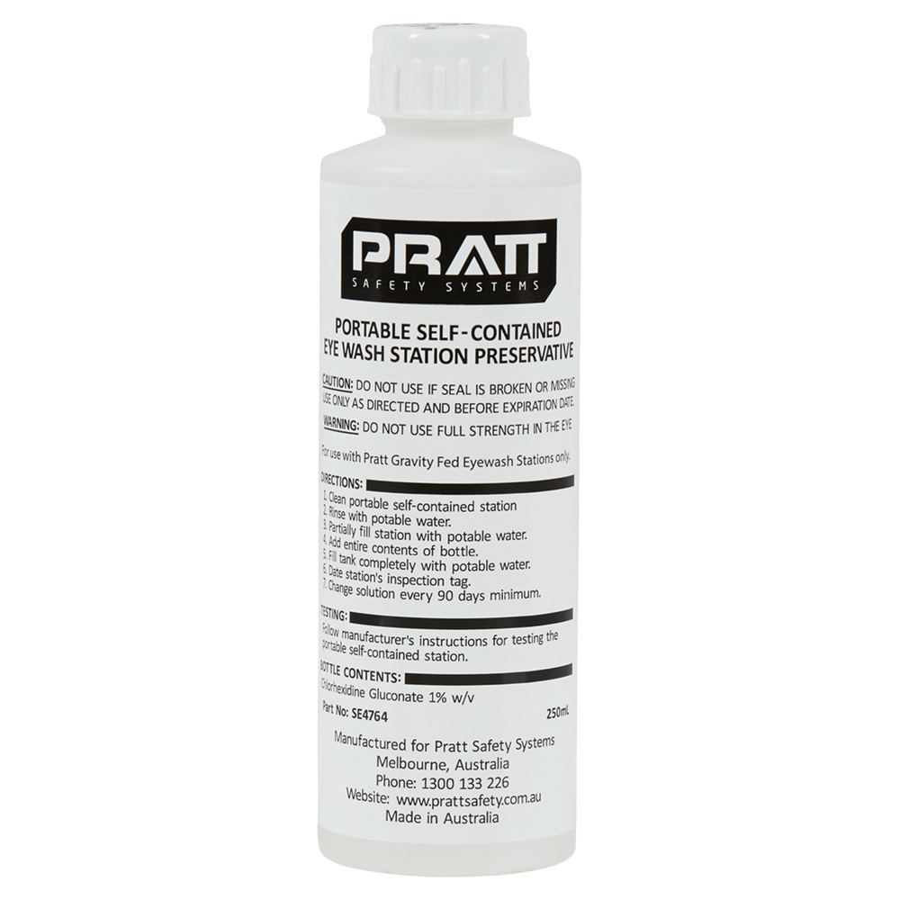 Pratt Water Preservative Solution 4 Pack 250ml Bottles - Suitable Only For Gravity Fed Units