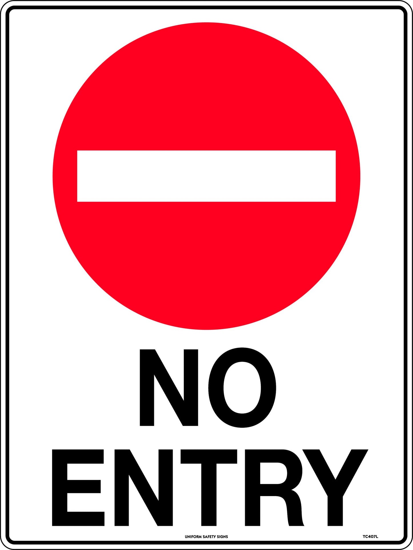 No Entry [With Traffic No Entry Picto]