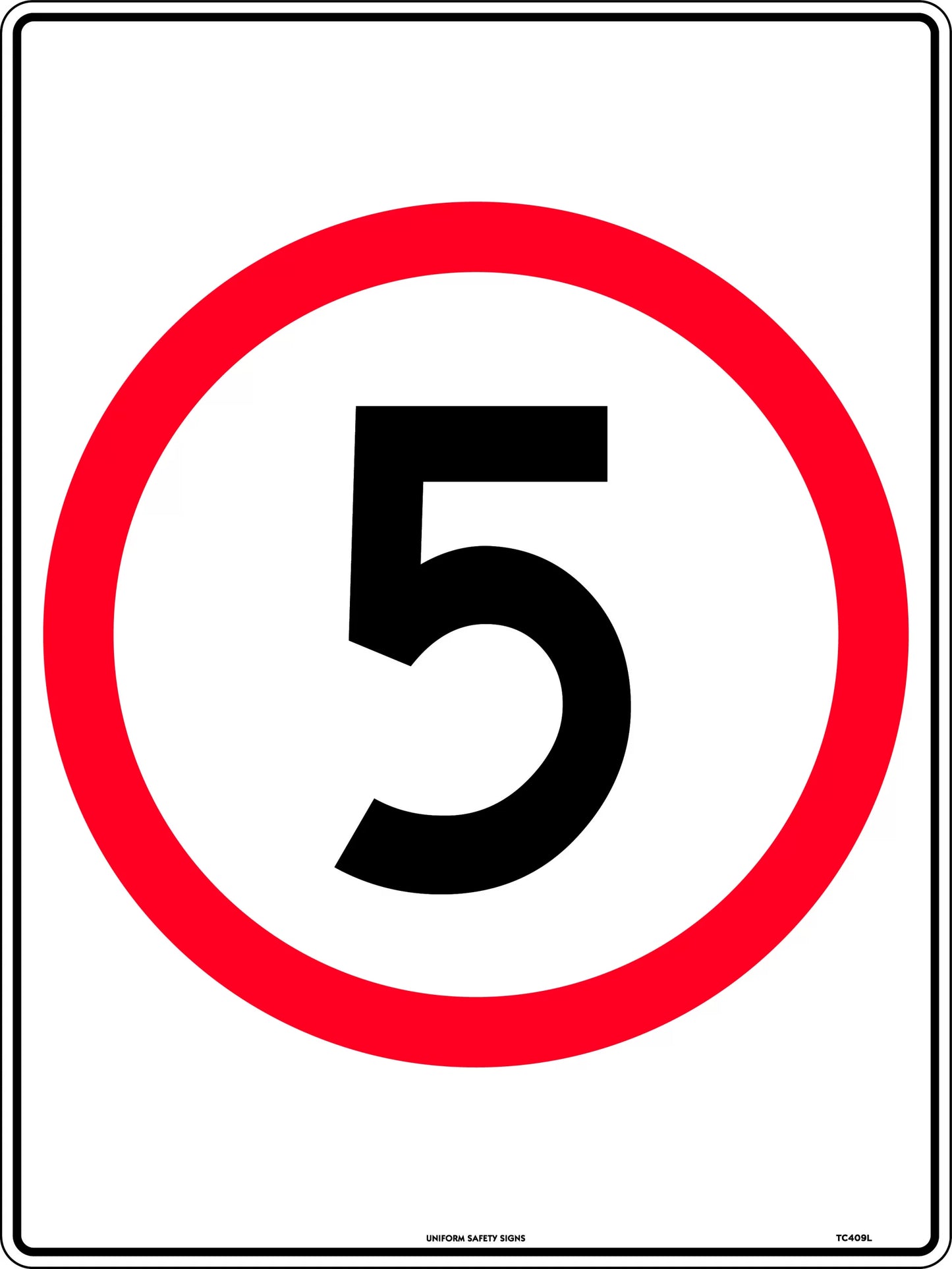 Speed Sign (600x450mm)