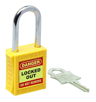 Premium Yellow Safety Lockout (42mm)