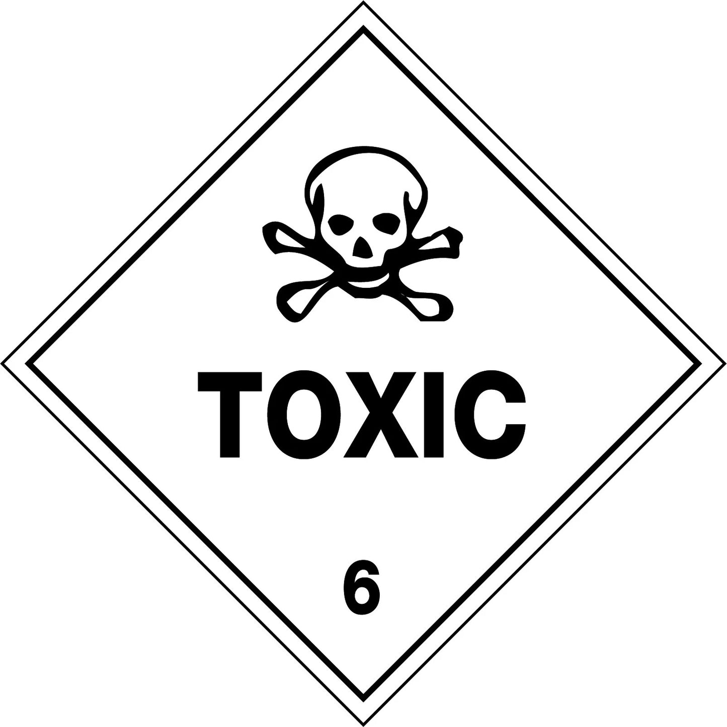 DG (Toxic) Transport Stickers