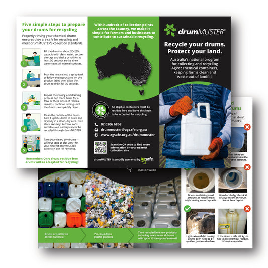 drumMUSTER Trifold DL Flyer