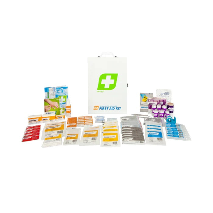 First Aid Kit, R2, Workplace Response Kit, Metal Wall Mount