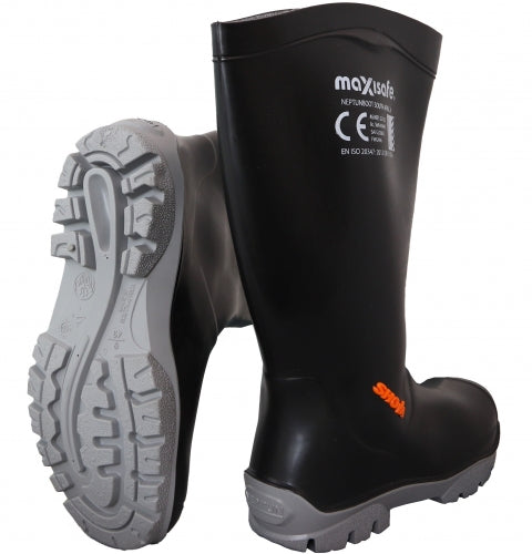 Shova Black Gumboot - sizes 4-13