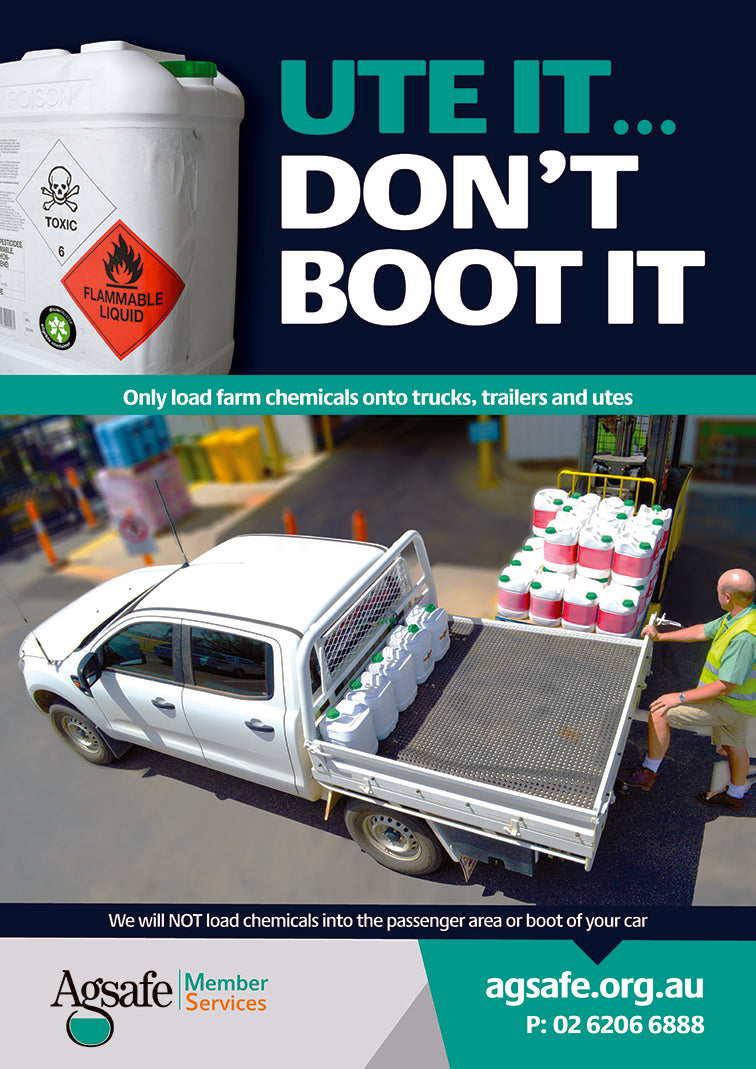 Ute it Don't Boot it - A2 Poster